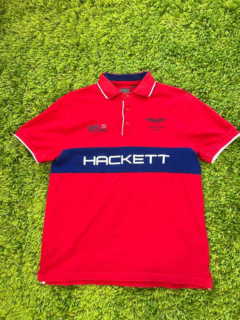 Hackett London Aston Martin Racing Polo Shirt XL